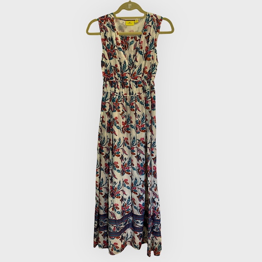 Roller Rabbit Maxi Dress - Pink / Turquoise - Women’s XS
